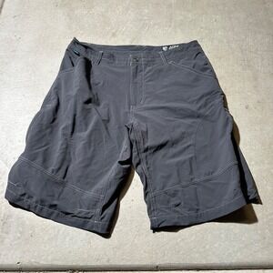 Kuhl Renegade Shorts Mens 36 Gray Nylon Hiking Trail Outdoor Utility Gorpcore